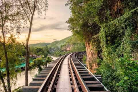 Kanchanaburi: Erawan Waterfall & Death Railway Private Tour - Image 3