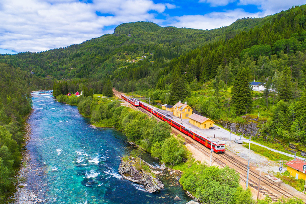 Bergen: Caminho de Ferro de Flåm, Cruzeiro no Nærøyfjord e Vista de Stegastein