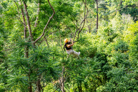 Phuket: Flying Hanuman Zipline Adventure SD4: Epic Adventure with Elephant Jungle