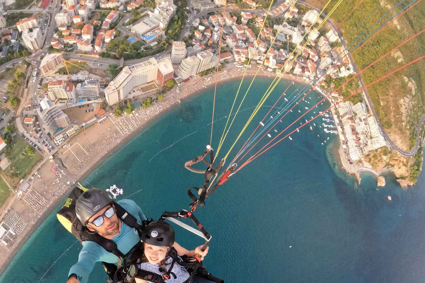 Стандартный панорамный полёт над Будвой