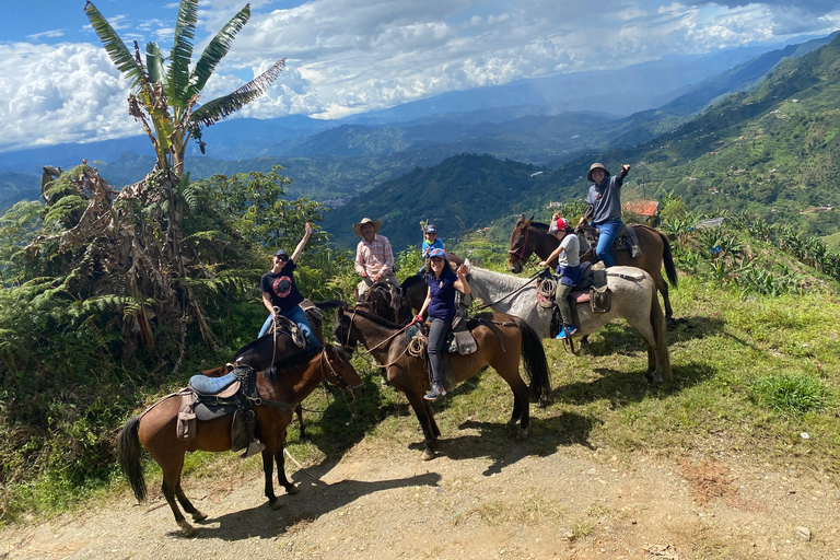 From Medellín: Jardín Coffee tour, optional Horseback Riding