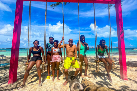 Nassau: Pigs Beach Trip by Boat with Swimming and Feeding