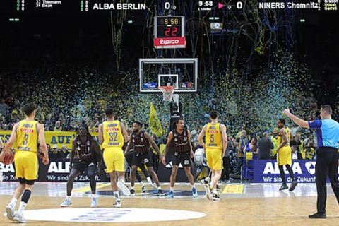 Chemnitz: Niners Chemnitz Basketball Game at Chemnitz ArenaShort Side Ticket