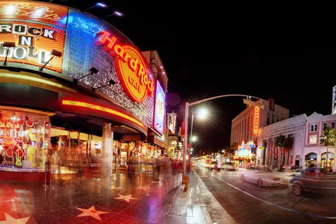 Los Angeles: Måltid på Hard Rock Cafe Hollywood