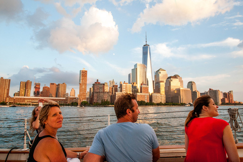 New York City: Sunset Sail aan boord van een schoener