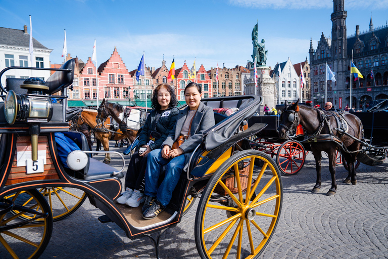 From Brussels: Bruges, Ghent and Antwerp Private Day Trip Spacious Minivan (1-7 Guests)