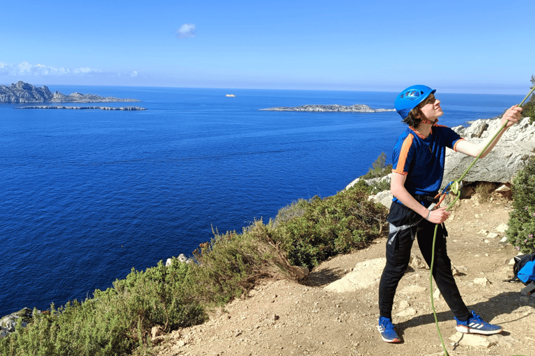 Marsella : Clase de escalada en el Parque Nacional de las Calanques