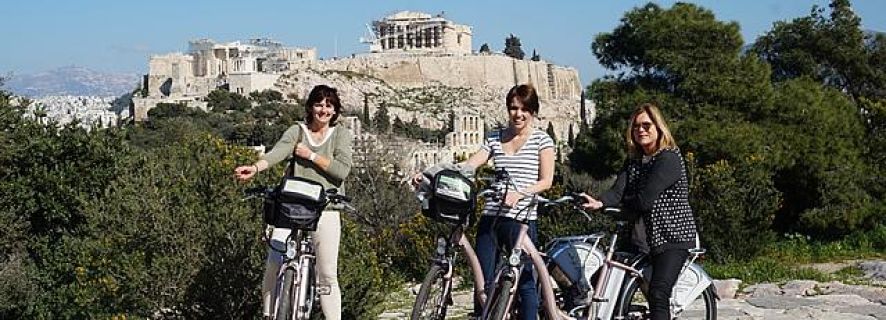 Atenas histórica: tour en bici eléctrica grupo reducido