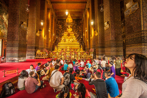 Experiência no Templo e no Rio dos Reis de Bangkok com um morador localExcursão em grupo compartilhada