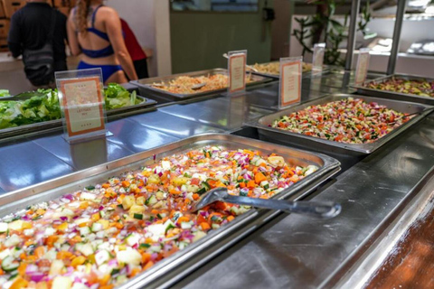 Cancun : Isla Mujeres All-Inclusive Catamaran avec prise en chargeCancun : Catamaran Isla Mujeres All-Inclusive avec prise en charge