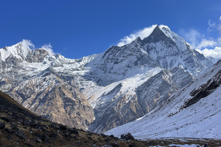 Trekking del Campo Base dell&#039;Annapurna con ritorno in elicottero - 8 giorni