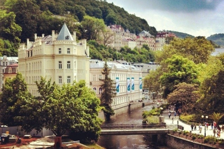 From Prague: Karlovy Vary Full-Day Tour Tour without Live Guide