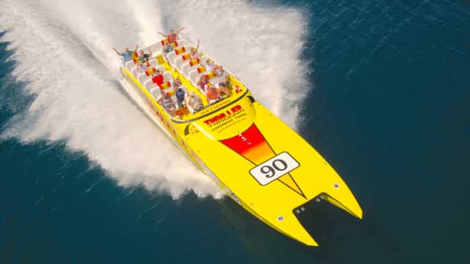miami small group city tour with speedboat and van