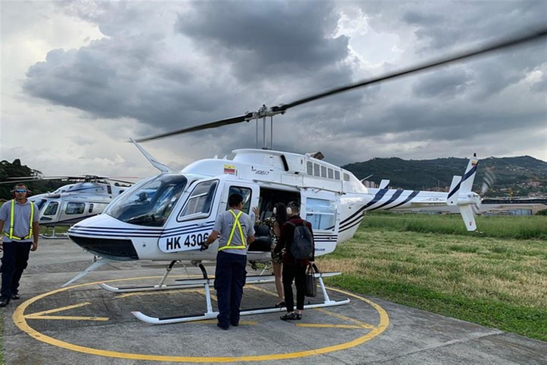 Medellín: Helicopter Tour with Hotel Pickup