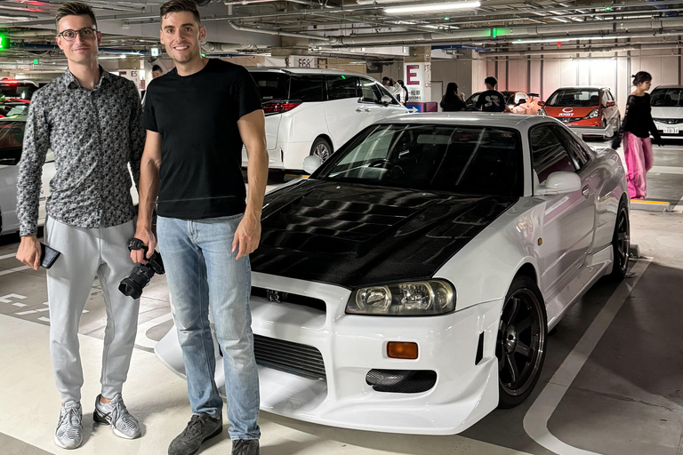 【R34】Tokyo：Private Daikoku tour in Modified R34 Midnight Umihotaru Tour