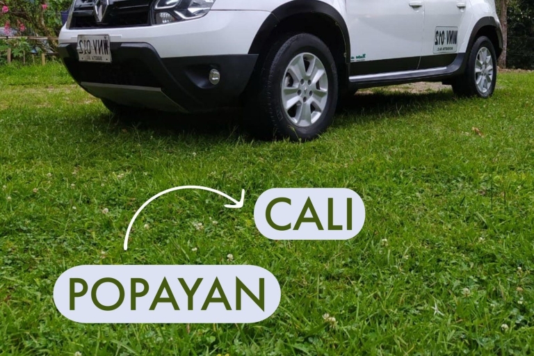 Popayán: Privé Transfer naar Cali