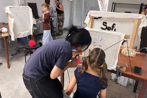 Pattaya: Rug Tufting Workshop at an Art Studio Café