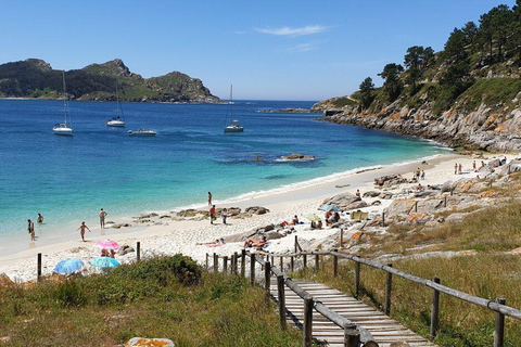 From Santiago: Day Excursion to Cies Islands with Ferry Ride