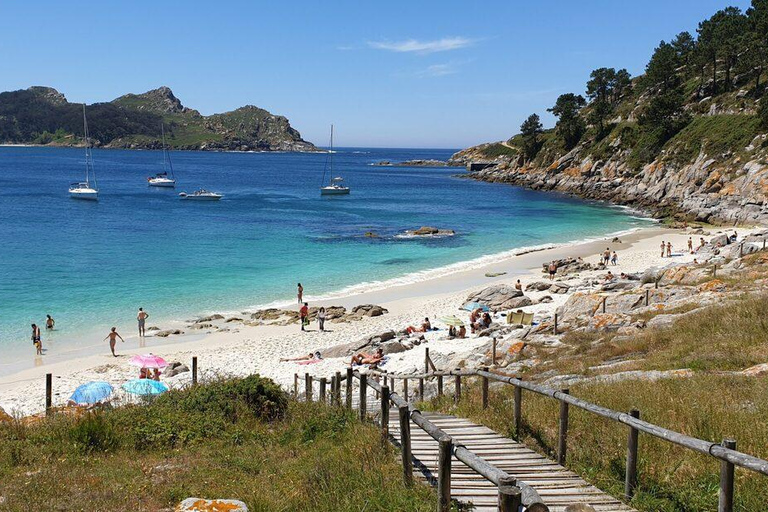 From Santiago: Day Excursion to Cies Islands with Ferry Ride