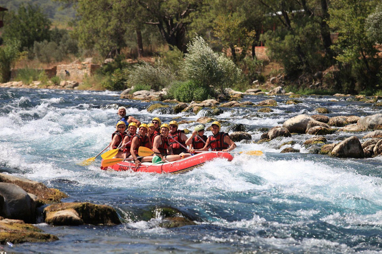 Antalya/Side: Rafting, Buggy, Jeep, and Zipline Adventure Rafting option with a meeting point.