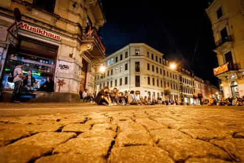 Dresden's Neustadt by Night: Subculture and Pubs
