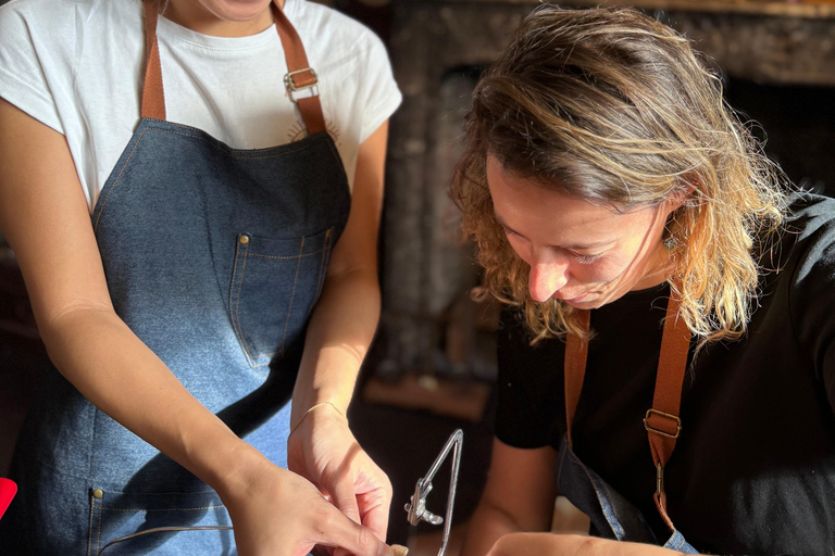 Bruges: Workshop de fabrico de anéis de prata