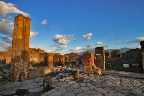 De ida y vuelta de limusina Traslados desde Roma a Pompeya