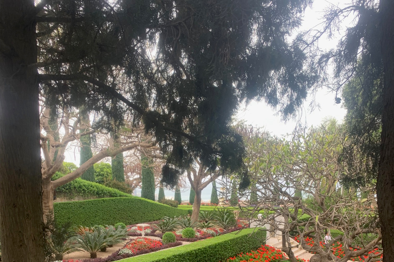 Caesarea, Haifa, Akko & Rosh Hanikra Full Day Private Tour Caesarea, Haifa and Carmel Mount with Bridges and Druz