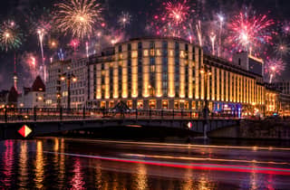 Silvester-Gala im Meliá Berlin mit Buffet und Getränken