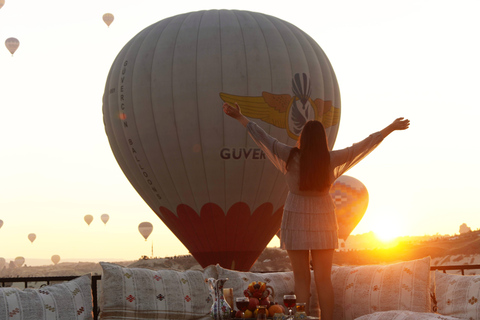 Cappadocia: Terrace Photo Spot With Balloon Flight View Basic Photography