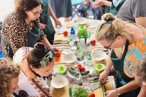 Rhodes: 1952 Farmhouse Cooking & Lunch with Unlimited Wine Rhodes: Cooking Class & Lunch at a traditional Farmhouse