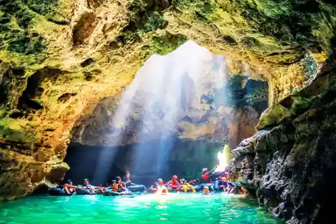 Yogyakarta: Caverna de Jomblang e Caverna de Pindul Viagem de 1 dia com almoço