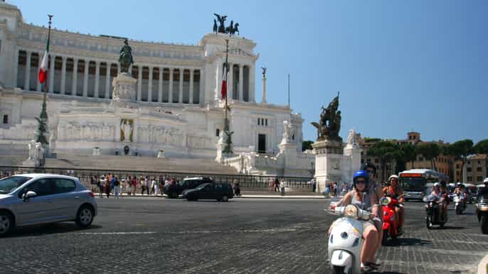 rome vespa 125cc 24hour scooter rental