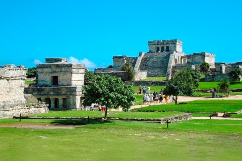 Van Cancún: Tulum en Tankah Cenotes Eco-Adventure TourPrivétour