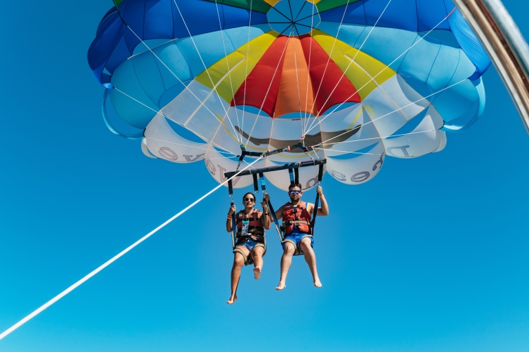 Albufeira: paragliden op de boot