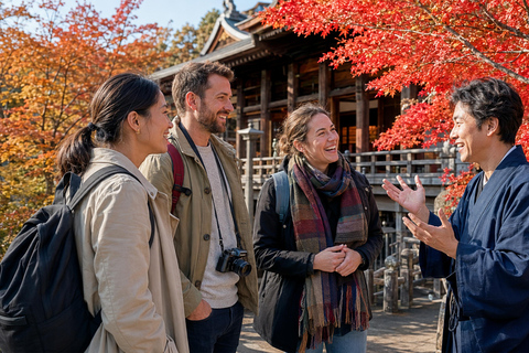 Kyoto: Kiyomizu-dera Autumn Colors & Historic Streets Walk Early Bird 20% Off – Limited Autumn Offer
