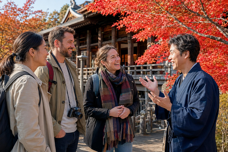 Kyoto: Kiyomizu-dera Autumn Colors & Historic Streets Walk Early Bird 20% Off – Limited Autumn Offer