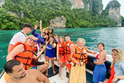 Ko Lanta: Maya Bay &amp; Phi Phi Islands heldagsutflykt med motorbåt