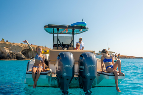 Ayia Napa/Protaras: Private Yacht with Unlimited Drinks Private Yacht with Unlimited Drinks (6 hours)