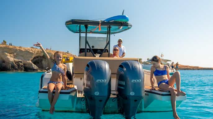Ayia Napa/Protaras: Private Yacht with Unlimited Drinks
