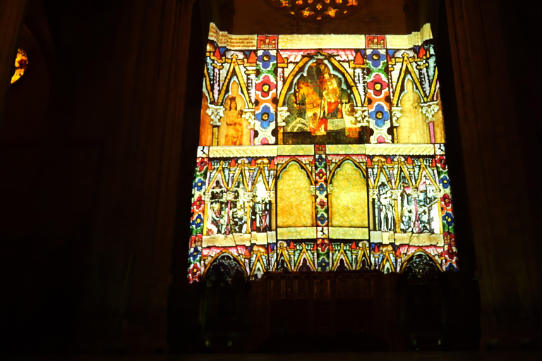 Seville: Cathedral of Seville Guided Night Tour & Light Show