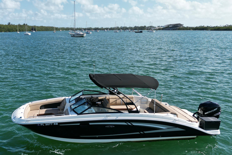 Miami: Private 29’ Sundeck Coastal Highlights Boat Tour 2-hour Private Boat Tour