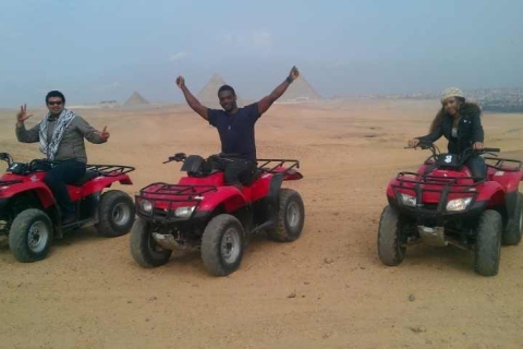 Kair: Quad Bike Desert Safari wokół piramid w Gizie2-godzinne safari na pustynnym quadzie