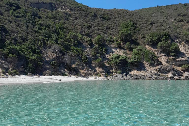 Agriate Marine Park and its beaches: tour with Captain François