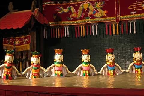 Hanoi: Street Food Walking Tour & Water Puppet Show