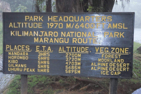 6-Day Umbwe Route Trek Mount Kilimanjaro