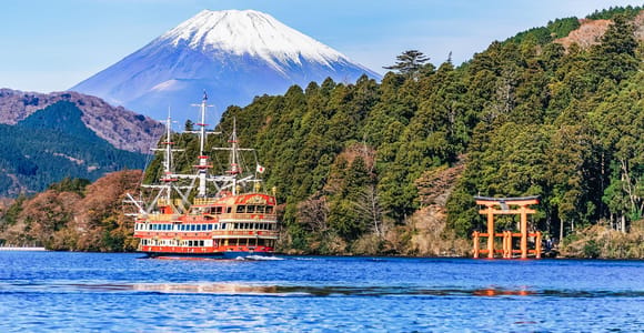 Ab Tokio: Fuji und Hakone mit Bootsfahrt, Bustour und Hochgeschwindigkeitszug