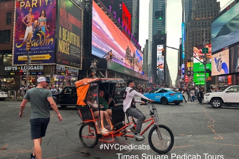 Nowy Jork: Midtown Pedicab Riksza TourNowy Jork Midtown: 1-godzinny Pedicab Riksza Tour