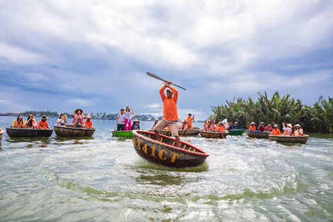 Hoi An: passeio de barco em Cam Thanh com cesta de bambu