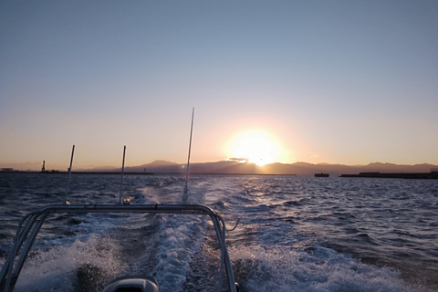 Cagliari: Devil’s Saddle Boat Tour with 4 Stops and Prosecco Cagliari: Sunset Boatour,Last Dive at Devil's Saddle eDrinks